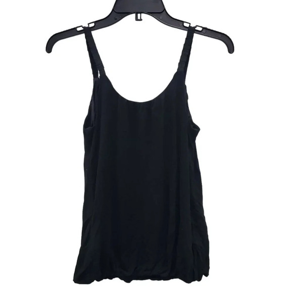 Twentyone Women's Black Mesh Wrapped Gemstone Bubble Hem Cami Top Tank Size S - Picture 5 of 6